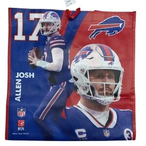 Buffalo Bills Reusable Tote NFL Josh Allen Logo Grocery Tote Shopping Bag (1)